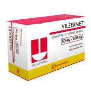 Vilzermet 50 mg/850 mg x 60 Comprimidos