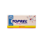 Toprel (B) Topiramato 50mg 30 Comprimidos Recubiertos