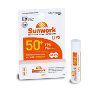 Protector Solar Sunwork Labios FPS 50+ 5 g