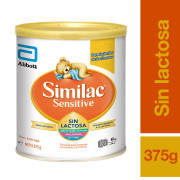 Fórmula Infantil Similac Sensitive Sin Lactosa Tarro 375 g