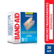 Apósitos adhesivos sanitarios BAND-AID Variados x 30 un.