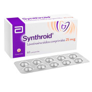 Synthroid 25 mcg Caja 60 Comp.