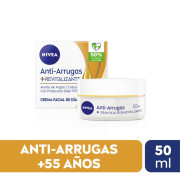 Crema Facial Nivea Antiarrugas +55 Día 50 ml