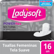 Toalla Higiénica Ladysoft Nocturna Ultra Delgada 16 un