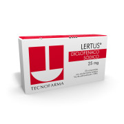 Lertus 25 mg x 20 Comprimidos con Recubrimiento Entérico