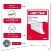 Leukoplast Leukomed Apósito Absorbente 8x10 cm 5 Und.