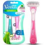 Máquina De Afeitar Desechable Gillette Venus Sensitive  Para Piel Sensible, 2 Unidades