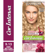 Cor Intensa Coloración 9.13 Rubio Muy Claro Ceniza Dorado Garnier x 151 g