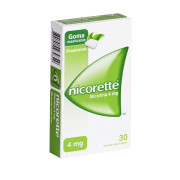 Chicles Masticable de Nicotina Nicorette 4mg x 30u