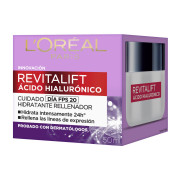 Loreal Crema Revitalift Acido Hialurónico Dia FPS 20 x 50 mL