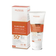Protector Solar Suncare 100 Fluid Color Rostro FPS 50+ 60 mL