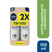 Nivea Men Sensitive Protect Secado Rápido Aerosol Antitranspirante 150 mL