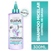 Shampoo Micellar Elvive Hialurónico Pure 300 mL
