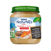 Picado Nestle Carne, Zanahoria y Arroz Frasco 12+ Meses 250 g