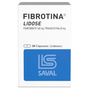 Fibrotina Lidose 160 mg/40 mg 30 Cápsulas