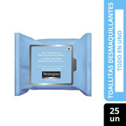 Toallitas desmaquillantes Neutrogena® para Piel Sensible x 25 un.
