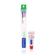 Vitis Cepillo Dental Suave Con Pasta Anticaries 20 g x 1 Pack