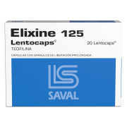 Elixine 125 mg x 20 Capsulas Con Granulos De Liberacion Prolongada