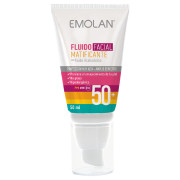 Protector Solar Emolan Facial Matificante Ácido Hialurónico Fps 50+ 50 mL