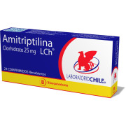 Amitriptilina 25 mg x 24 Comprimidos Recubiertos CHILE