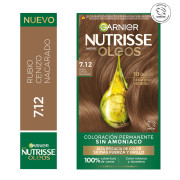 Tintura Nutrisse Oleos 7.12 Rubio Cenizo Nacarado