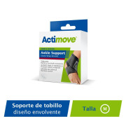 Actimove Tobillera Elastica Negr M X 1un