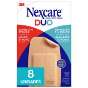 Parche DUO Codo y Rodilla, 8 un. Tamaño único. Nexcare