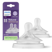 Tetinas Avent Natural Flujo #5 Muy Rápido 6m+