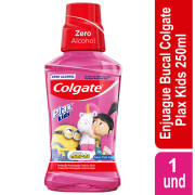 Enjuague Bucal Colgate Plax Kids Minions 250 ML