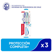 Cepillo de Dientes Sensodyne Cepillo Protección Completa Suave x3 un