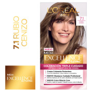 Excellence Tintura 7.1 Rubio Cenizo x 1 Unidad