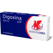 Digoxina 0.25 mg x 30 Comprimidos CHILE