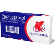 Paracetamol Infantil 125 mg x 6 Supositorios - Lab. Chile