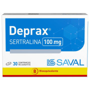 DEPRAX Sertralina 100 mg 30 Comprimidos Recubiertos