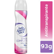 Desodorante en Spray Lady Speed Stick Clinical Complete Antibacterial Powder 93 g