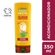 Fructis Acondicionador Liso Coco x 350 mL