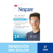 Parche Ocular Remoción Suave Adultos, 14 un. Nexcare