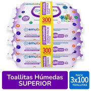 Toallas Húmedas Emubaby Superior 300 un