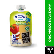 Compota Orgánica Pouch Naturnes Manzana 100 g