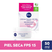 Crema Facial Hidratante Intensiva Día Nivea FPS15 50 ml