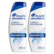 Shampoo Head & Shoulders Limpieza Renovadora 375 mL 2 un