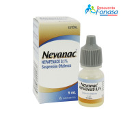 Nevanac 0,1 % x 5 mL Suspensión Oftálmica