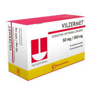 Vilzermet 50 mg/500 mg x 60 Comprimidos