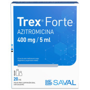 Trex Forte 400 mg/5 mL x 20 mL Polvo Para Suspensión Oral Con Solvente