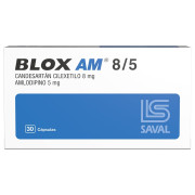 Blox AM 8/5 Candesartán / Amlodipino 30 Cápsulas