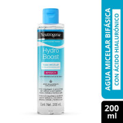Agua micelar Bifásica Neutrogena® HYDRO BOOST x 200 ml