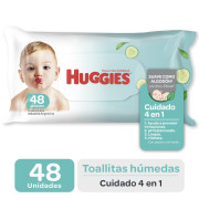 Toallas Húmedas Huggies 48 un