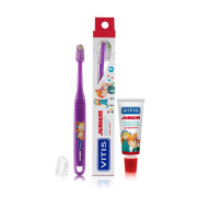 Cepillo de Dientes Vitis Infantil 6+ años 1 un + Pasta Dental 15 mL