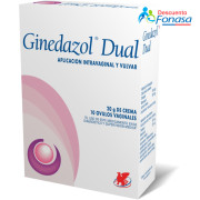 Ginedazol Dual 10 Óvulos Vaginales/20 g Crema Vaginal