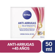 Crema Facial Nivea Antiarrugas +45 Día 50 ml